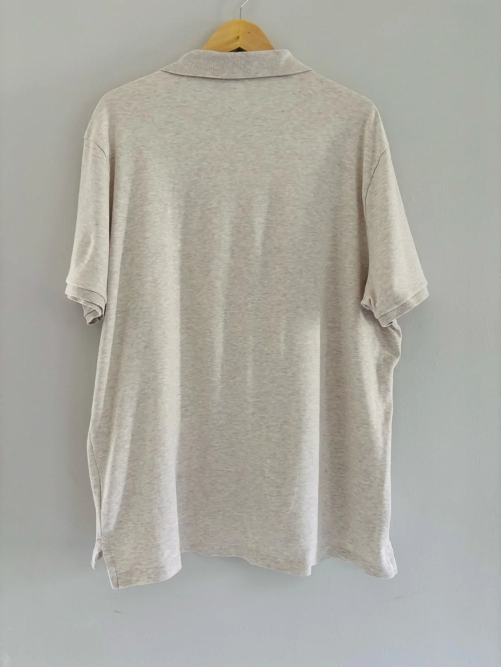Ralph Lauren Polo Shirt in Light Gray with Navy Pony